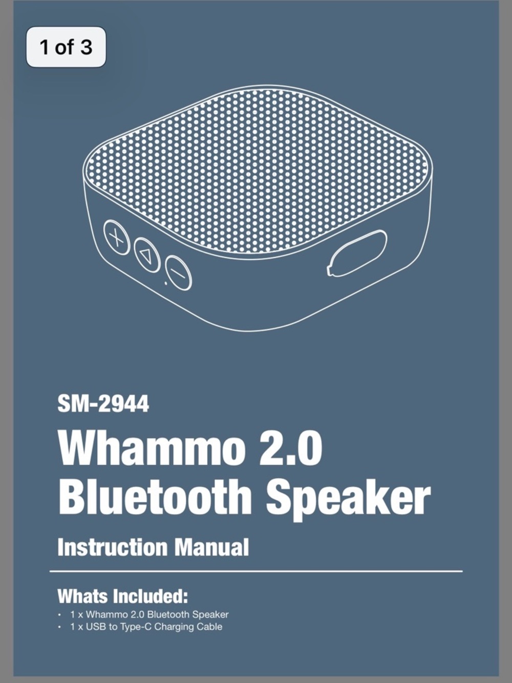 NWT Whammo 2.0 Bluetooth Speaker w/ “Pollo 🌴ropical logo”